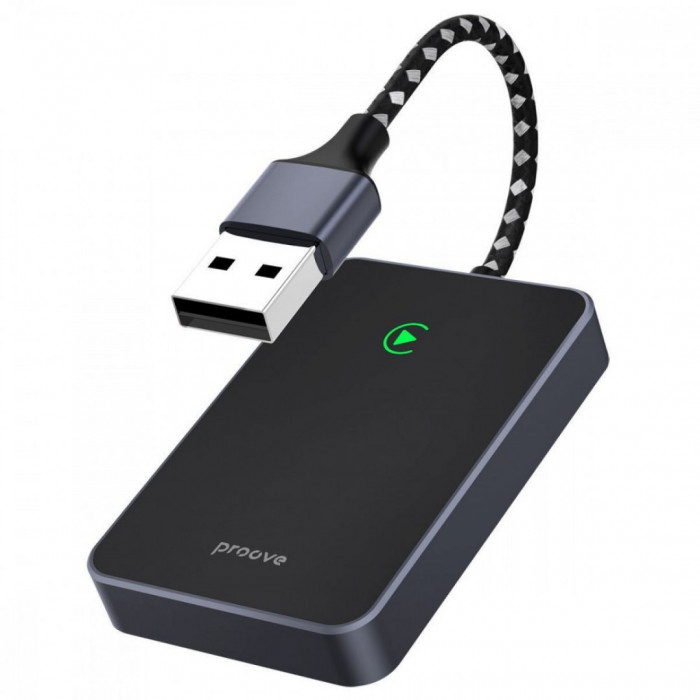 Бездротовий адаптер CarPlay Proove СP-01 Wireless Car Adapter Black (SMCP00100001)