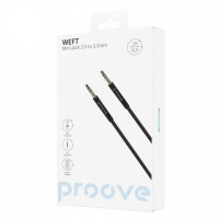 Кабель AUX Proove Weft (1m) Black (ACWF00005801)