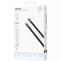 Кабель Proove AirLine Type-C to Type-C 240W (1.5m) Black (CCAI24002201)