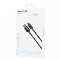 Кабель Proove Dense Metal USB to Micro USB 2.4A (1m) White (CCDM20001302)