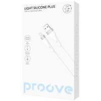 Кабель Proove Light Silicone Plus USB to Lightning 2.4A (1m) Black (CCLS12001101)