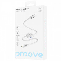 Кабель Proove Multi Charging Type-C to Lightning 27W White (CCMT27004101)