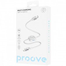 Кабель Proove Multi Charging Type-C to Lightning 27W White (CCMT27004101)