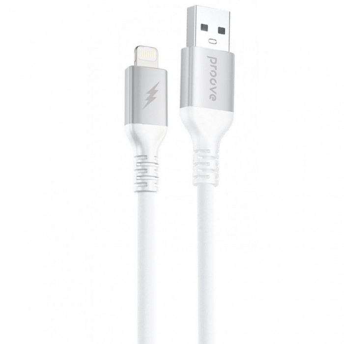 Кабель Proove ReGen Silicone USB to Lightning 2.4A (1m) White (CCRS15001102)
