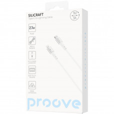 Кабель Proove Silicraft Type-C to Lightning 27W (1m) White (CCSC27002102)