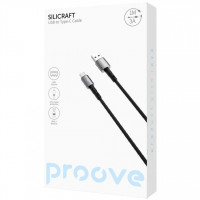 Кабель Proove Silicraft USB to Type-C 3A (1m) Black (CCSC15001201)