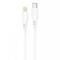 Кабель Proove Simple Silicone Type-C to Lightning 27W (1m) White (CCSS27002102)
