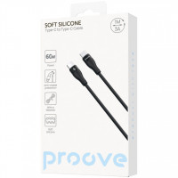 Кабель Proove Soft Silicone Type-C to Type-C 60W (1m) White (CCSO60002202)