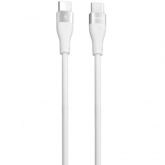 Кабель Proove Soft Silicone Type-C to Type-C 60W (2m) White (CCSO60002222)