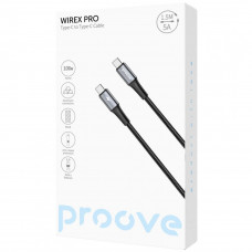 Кабель Proove WireX Pro Type-C to Type-C 100W (1.5m) Black (CCWX11002201)