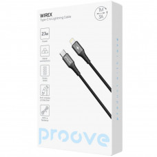 Кабель Proove WireX Type-C to Lightning 27W (1m) Black (CCWX27002101)