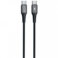 Кабель Proove WireX Type-C to Type-C 60W (1m) Black (CCWX60002201)