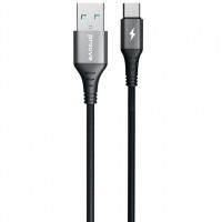 Кабель Proove WireX USB to Type-C 3A (1m) Black (CCWX15001201)