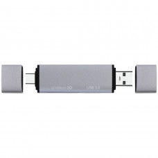 Картридер Proove Arc Link 3 in 1 (USB3.0 + SD Card + Micro SD Card) Silver (HBAL00210014)