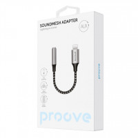 Перехідник AUX Proove SoundMesh Lightning to 3.5mm Gray (ACSM00005101)