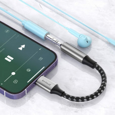 Переходник AUX Proove SoundMesh Lightning to 3.5mm Gray (ACSM00005101)