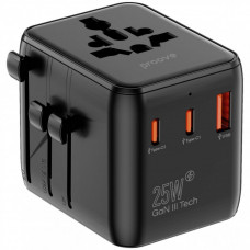 Универсальный адаптер Proove Trip 25W Black (TATL25310001)