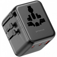 Універсальний адаптер Proove Trip 25W Black (TATL25310001)