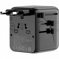 Універсальний адаптер Proove Trip 25W Black (TATL25310001)