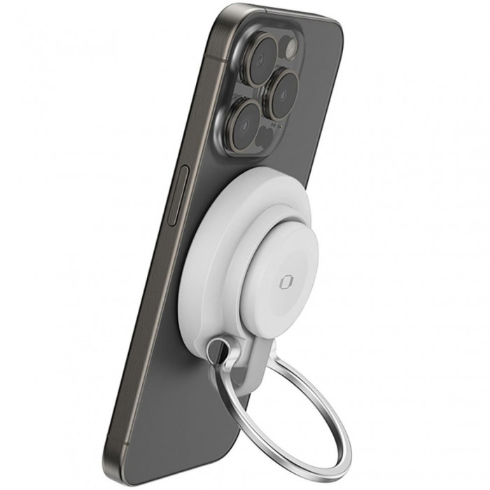 Бездротовий зарядний пристрій Proove Knocker 2 in 1 Qi2 White (WSPK15012002)