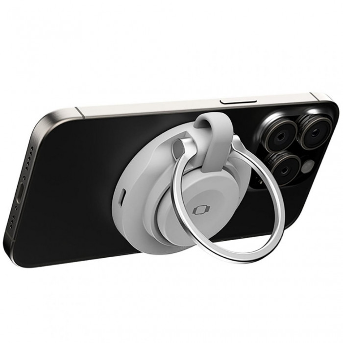 Бездротовий зарядний пристрій Proove Knocker 2 in 1 Qi2 White (WSPK15012002)