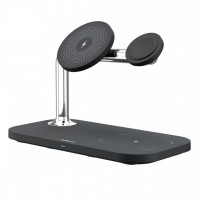 Бездротовий зарядний пристрій Proove Magnetic Field 3 in 1 Black (WSMF15010001)