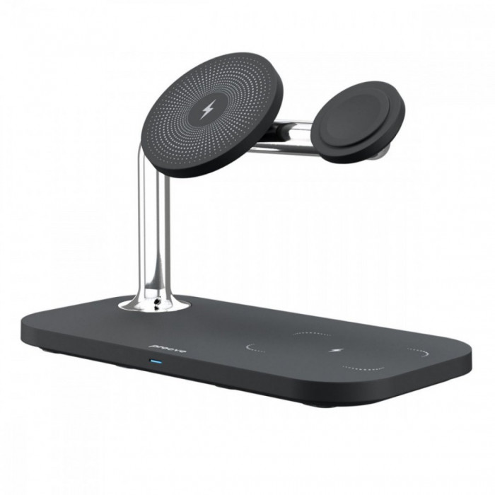 Бездротовий зарядний пристрій Proove Magnetic Field 3 in 1 Black (WSMF15010001)
