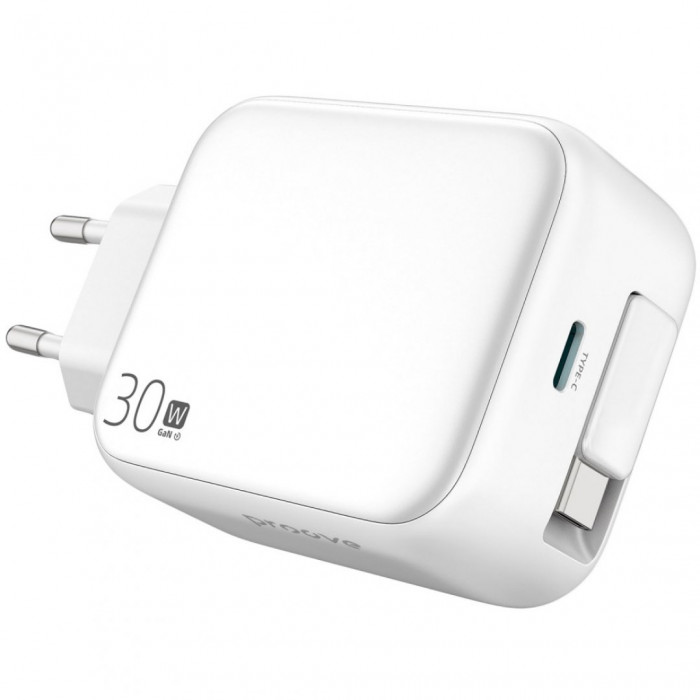 Мережевий зарядний пристрій Proove Fixtape GaN 30W (Type-C) White (WCFP30010202)