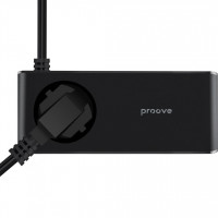 Мережевий фільтр Proove Homester Pro 65W (AC + 2xType-C + 2xUSB) 1.5m Black (PSHP25002201)