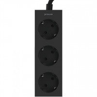 Сетевой фильтр Proove Magnet Strip (3xAC) 1.6m Black (PSMS25000001)