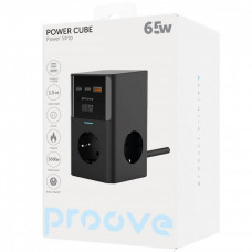 Мережевий фільтр Proove Power Cube 65W (3xAC + 2xType-C + 1xUSB) 1.5m Black (PSPC36801201)