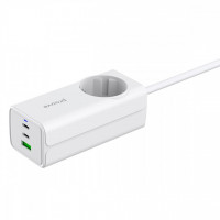 Мережевий фільтр Proove Power Strip PD-02 65W (2 Type-C + 1USB) White (PSP165210001)