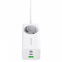 Мережевий фільтр Proove Power Strip PD-02 65W (2 Type-C + 1USB) White (PSP165210001)