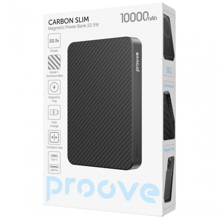 Павербанк Proove Carbon Slim 22.5W 10000mAh Sunflare (PBCS22110050)