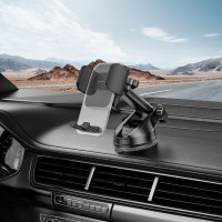 Автомобільний тримач Proove Crystal Clamp Plus Suction Type Car Mount Black (CHCSP0000001)