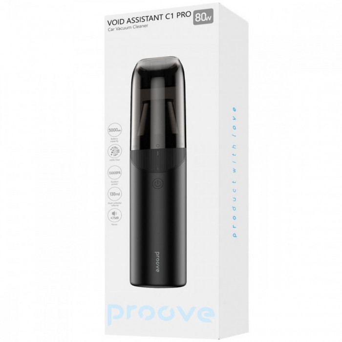 Портативний пилосос Proove Void Assistant С1 Pro (13000pa) Black (PAVC10751201)