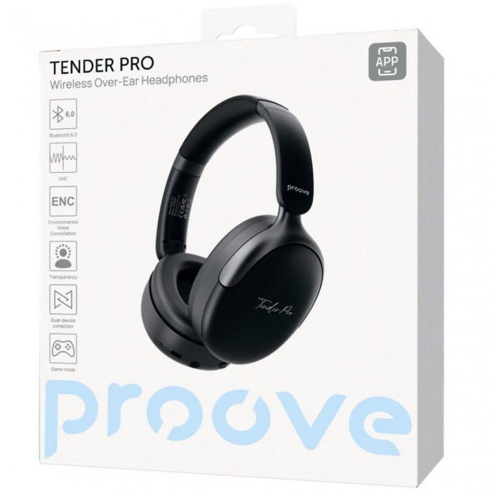 Бездротові навушники Proove Tender Pro with ANC (APP) Blue/Pink (HPTP0001AP08)