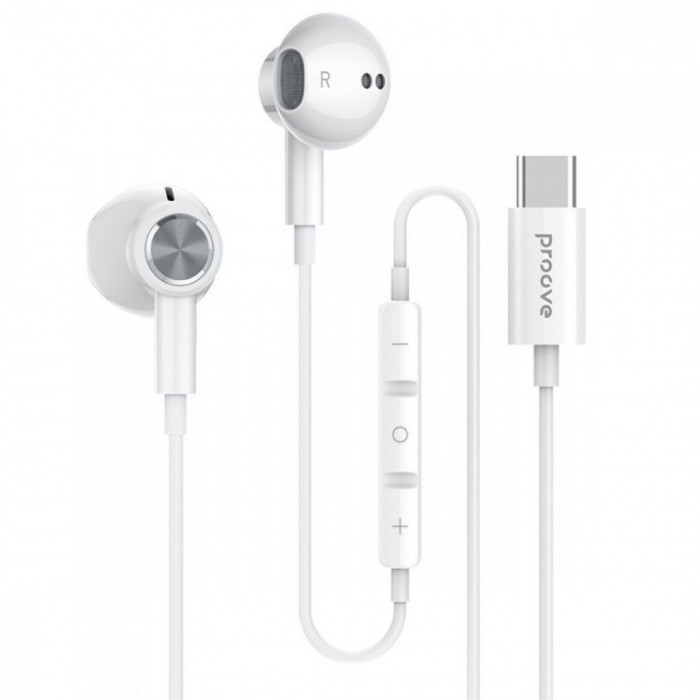 Дротові навушники Proove Echo (Type-C) White (ECWE00000202)