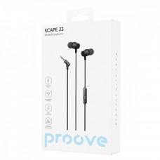 Проводные наушники Proove Scape J3 (3.5mm) Black (WESJ30000801)