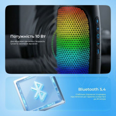 Портативна акустика Proove Nova 10W (APP) Black (PDNW10001AP01)