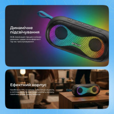 Портативна акустика Proove SoundTrap III 30W (APP) Black (PSST3001AP01)