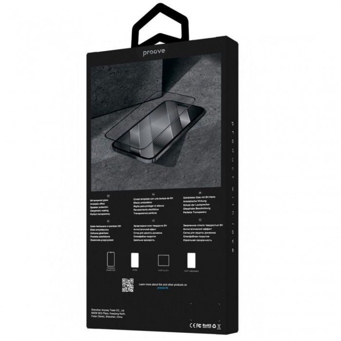 Захисне скло Proove Premium для iPhone X/Xs/11 Pro Black (PGPPMI11P001)
