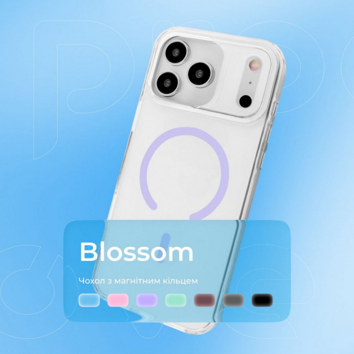 Чохол Proove Blossom Case with Magnetic Ring для iPhone 15 Pro Max Mint (PCBLIP15PM09)