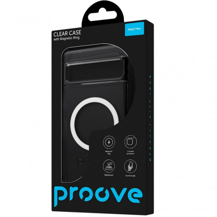 Чохол Proove Clear Case with Magnetic Ring для Google Pixel 7 Pro Transparent (PCCLPXPR0701)