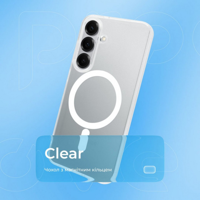 Чохол Proove Clear Case with Magnetic Ring для Google Pixel 9/Pixel 9 Pro Transparent (PCCLPXPR0901)