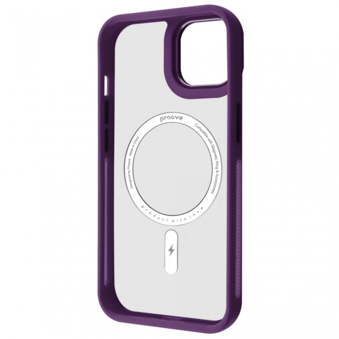 Чохол Proove Clear Essence Case with Magnetic Ring для iPhone 16 Midnight Blue (PCCEIP160008)