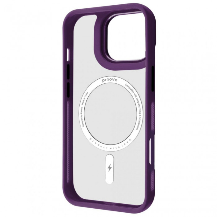 Чохол Proove Clear Essence Case with Magnetic Ring для iPhone 16 Pro Max Midnight Blue (PCCEIP16PM08)