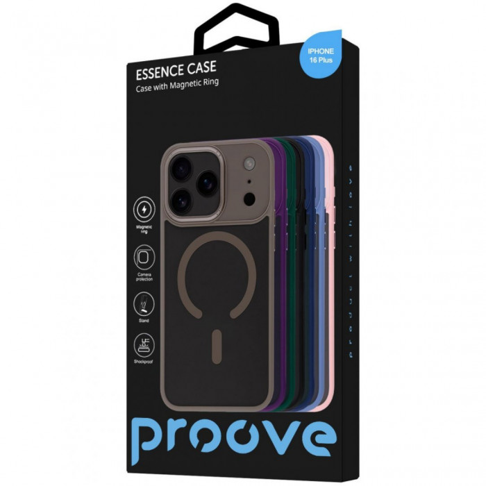 Чохол Proove Essence Case with Magnetic Ring для iPhone 16 Plus Deep Purple (PCECIP16PL04)