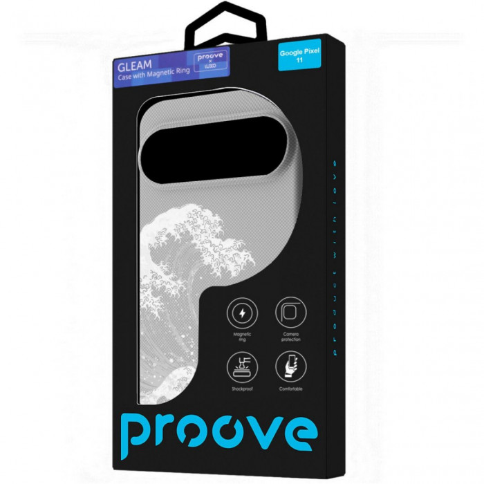 Чохол Proove Gleam Case with Magnetic Ring для Google Pixel 11 Silver Storm (PCGCGPG01169)