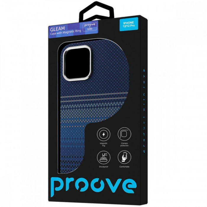 Чохол Proove Gleam Case with Magnetic Ring для iPhone 12/12 Pro Milky Way (PCGCIP120P68)